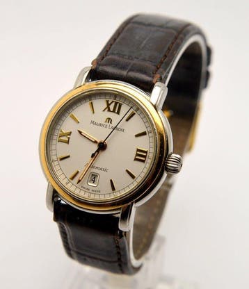 Maurice Lacroix - Automatic Pontos - 18K 750 Gold Bezel -, Handtassen en Accessoires, Nieuw