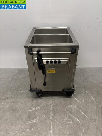 RVS Rieber Verrijdbare Bain-Marie 2 x 1/1 GN met, Zakelijke goederen, Ophalen of Verzenden, Nieuw in verpakking