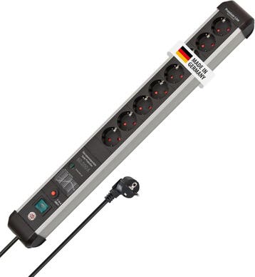 Brennenstuhl Stekkerdoos 8-voudig 60kA - 40% korting! Pre..., Doe-het-zelf en Bouw, Verzenden, Zo goed als nieuw, Stopcontact