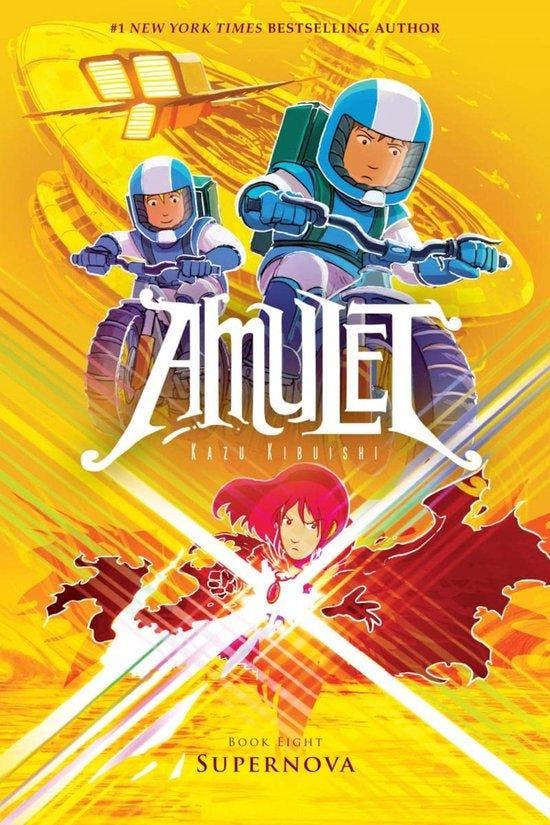 Supernova / Amulet / 8 9780545828604 Kazu Kibuishi, Boeken, Taal | Engels, Zo goed als nieuw, Verzenden