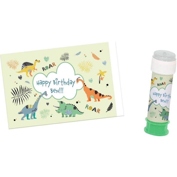 Dino Stickers Roars Voor Bellenblaas 6st, Hobby en Vrije tijd, Feestartikelen, Nieuw, Verzenden