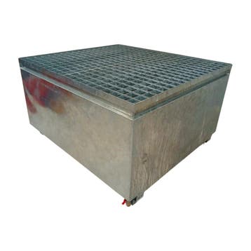 Stalen lekbak ibc tank 1050 liter verzinkt nieuw, Ophalen of Verzenden, Nieuw