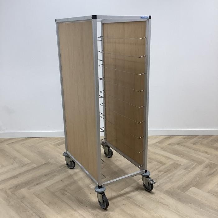 Hupfer dienbladen afruimwagen, (hxbxd) 163x53x83 cm, Articles professionnels, Horeca | Autre