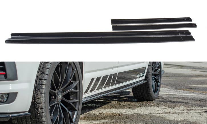 Side Skirts Diffuser voor Volkswagen Transporter T6 & T6.1, Autos : Divers, Tuning & Styling, Enlèvement ou Envoi