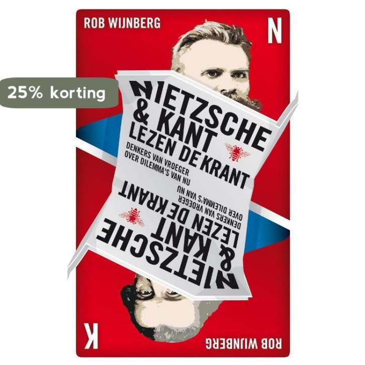 Nietzsche en Kant lezen de krant 9789023440864 Rob Wijnberg, Livres, Philosophie, Envoi