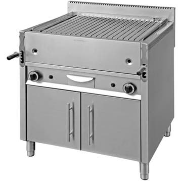 Lavasteengrill | GRIGLIE | Gas | 18kW | Piëzo Ontsteking |, Verzenden