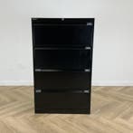 Bisley dossierkast vv 4 lades en sleutel (hxbxd) 130x80x62, Huis en Inrichting, Gebruikt, Metaal