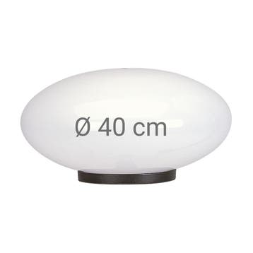 Tuinverlichting Bol Bol opaal elips incl. flens, Verzenden, Nieuw