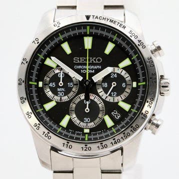 Seiko - Chronograph 100M Tachymeter - Zonder minimumprijs -