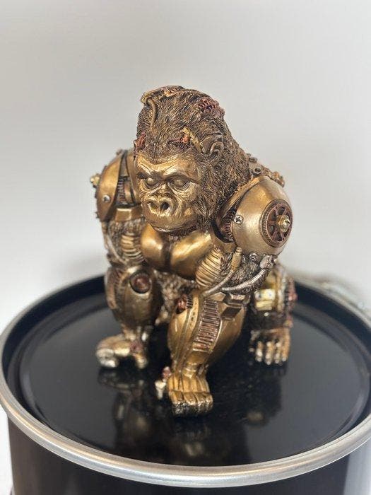 Rob VanMore - VANMORE Golden Ape, Antiek en Kunst, Kunst | Designobjecten