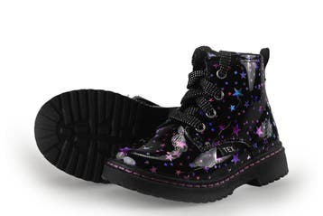 Puccetti Veterboots Meisjes in maat 23 Zwart, Kinderen en Baby's, Verzenden, Jongen of Meisje, Schoenen, Zo goed als nieuw