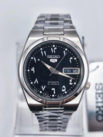 Seiko - Seiko 5 Automatic Day-Date - Zonder minimumprijs -, Handtassen en Accessoires