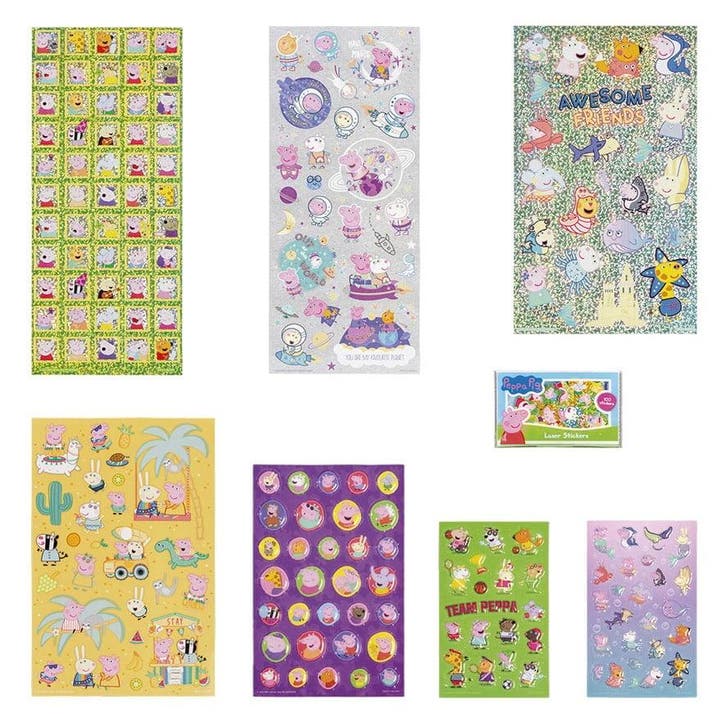 Peppa Pig Stickerset Groot, Hobby en Vrije tijd, Feestartikelen, Nieuw, Verzenden