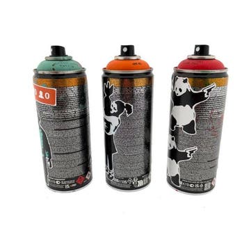 Koen Betjes (1992) - Tribute to Banksy (3 Set) Spraycan’s