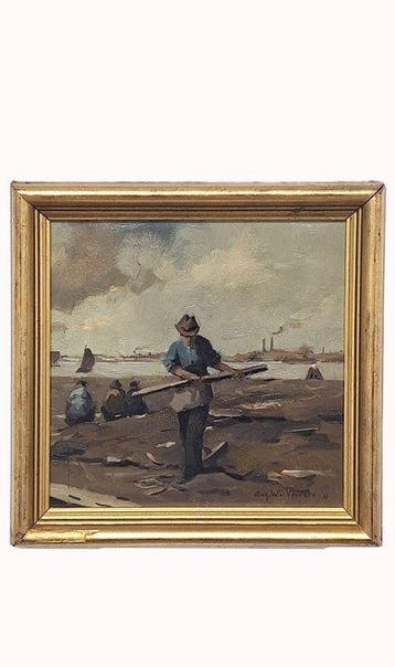 August Willem Van Voorden (1881-1921) - Werklui in de, Antiek en Kunst