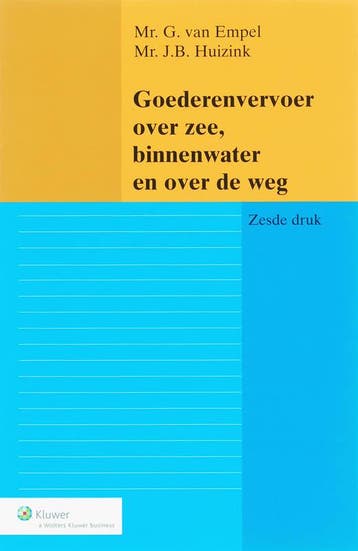 Goederenvervoer over zee, binnenwater en over de weg, Verzenden, Zo goed als nieuw, G. van Empel
