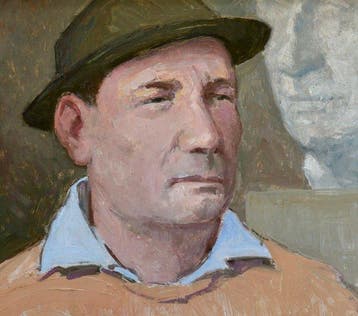 Henry Maurice Cahours (1889-1974) - Portrait du sculpteur, Antiek en Kunst, Kunst | Schilderijen | Klassiek