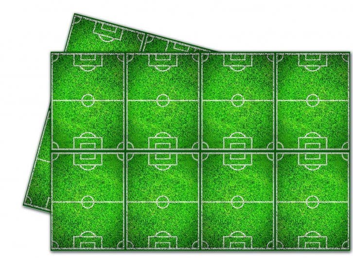 Voetbal Tafelkleed Versiering 1,8m, Hobby en Vrije tijd, Feestartikelen, Nieuw, Verzenden