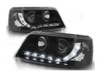 LED DRL koplampen Black 2 geschikt voor VW T5, Auto-onderdelen, Verzenden, Nieuw, Volkswagen