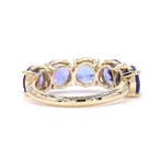 Bague - 14 carats Or jaune - 4.01ct. tw. Tanzanite