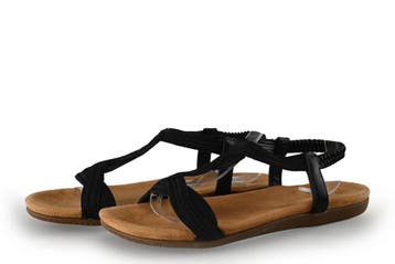 Sub55 Sandalen in maat 42 Zwart, Kleding | Dames, Schoenen, Verzenden, Zwart, Sandalen of Muiltjes, Sub55