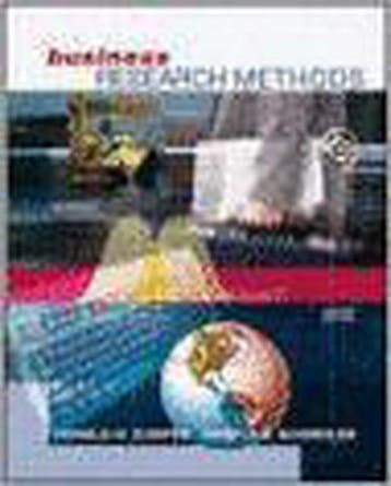 Business Research Methods. Mit Cd-Rom 9780071233187, Boeken, Verzenden, Gelezen, Donald R. Cooper