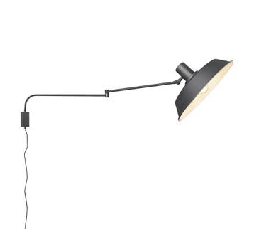 Trio BOLDER wandlamp | E27 Fitting | mat zwart | 35,5 x 29 c, Huis en Inrichting, Verzenden, Nieuw