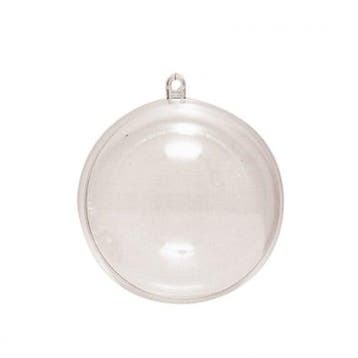 Bal plastic deelbaar Clear 12 cm, Nieuw
