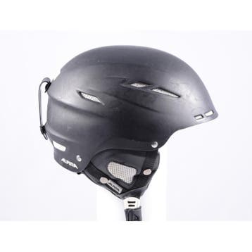 54 55 56 skihelm/snowboardhelm ALPINA BIOM black, verstelbaa, Sport en Fitness, Verzenden, Gebruikt