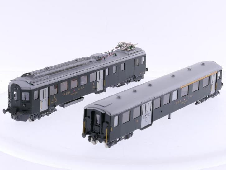 Schaal H0 Metropolitan 749 en 779 elektrisch treinstel BD..., Hobby & Loisirs créatifs, Trains miniatures | HO, Enlèvement ou Envoi