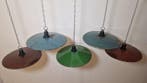 Lampe à suspendre - Émail, Acier - Un ensemble de cinq, Antiek en Kunst