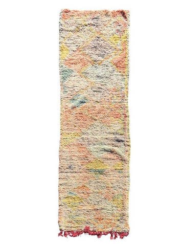 Boho Chic Marokkaans Berber Boujad Tapijt - Vloerkleed - 300, Huis en Inrichting, Stoffering | Tapijten en Vloerkleden, Nieuw