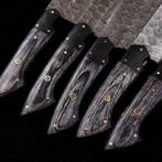 Keukenmes - Kitchen knife set - Staal, Hout - Frankrijk