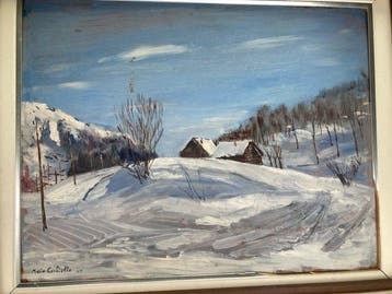 Mario Cortiello (1907-1981) - Nevicata, Antiquités & Art