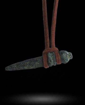 Oud-Romeins Amulet Gladius-zwaard. In uitstekende staat.