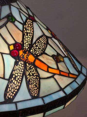 Tafellamp - Glas-in-lood - Tiffany stijl tafellamp