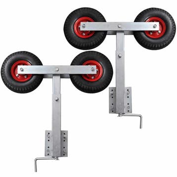 vidaXL 2-delige Boegsteunenset voor bootaanhanger 59-84 cm, Watersport en Boten, Verzenden, Nieuw