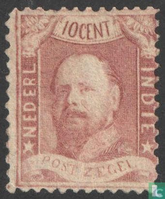 Nederlands-Indië - Koning Willem III - 1868, Timbres & Monnaies, Verzenden