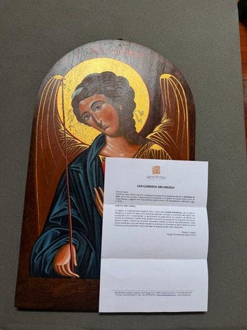 San Gabriele Arcangelo – Origineel handgeschilderd icoon –