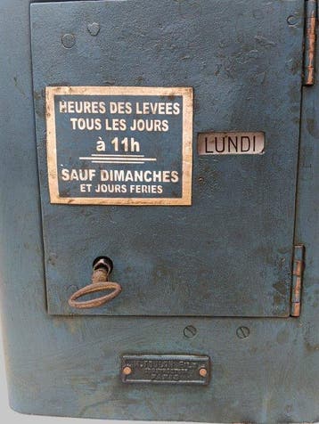 Boîte aux lettres - 1900-1910 - Ancienne boîte aux lettre, Antiquités & Art