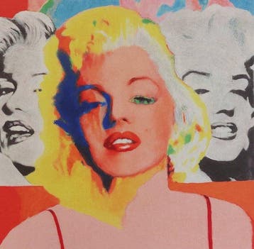 James Francis Gill (1934) - Marilyn Monroe 3 Faces, Antiquités & Art