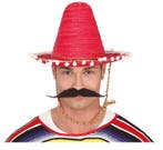 Sombrero Rood 33cm, Hobby en Vrije tijd, Feestartikelen, Verzenden, Nieuw
