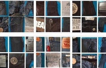 Collectie van memorabilia - Spijkerbroeken - Levis