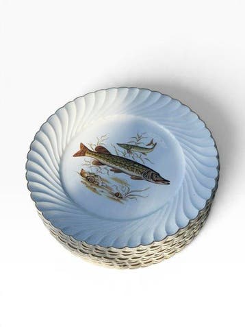 Luneville-Badonviller - Service de table pour 12 (12) -, Antiquités & Art