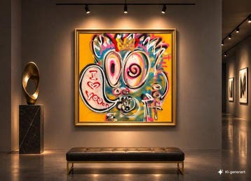 Timo Wedell - Crown of Imagination- XL- Basquiat Style