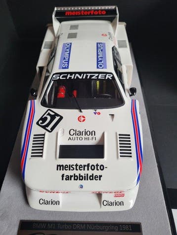 Tecnomodel 1:18 - Voiture de course miniature - BMW M1 Turbo
