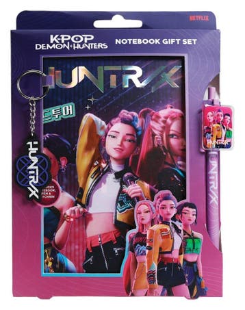 KPop Demon Hunters Notebook Gift Set Huntr/x, Ophalen of Verzenden