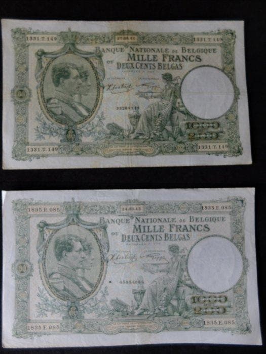 België. - 50 banknotes - various dates (Zonder minimumprijs), Postzegels en Munten, Bankbiljetten | Europa | Niet-Eurobiljetten