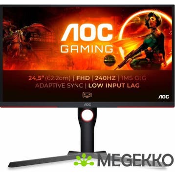 AOC GAMING 25G3ZM/BK 25  Full HD 240Hz VA Gaming Monitor, Computers en Software, Verzenden, Nieuw