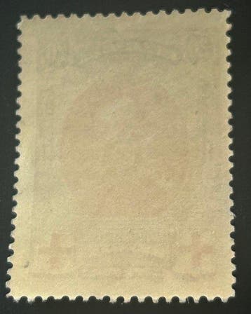 België 1915 - Albert I groot Medaillon Rode Kruis : 20c, Postzegels en Munten, Postzegels | Europa | België, Gestempeld